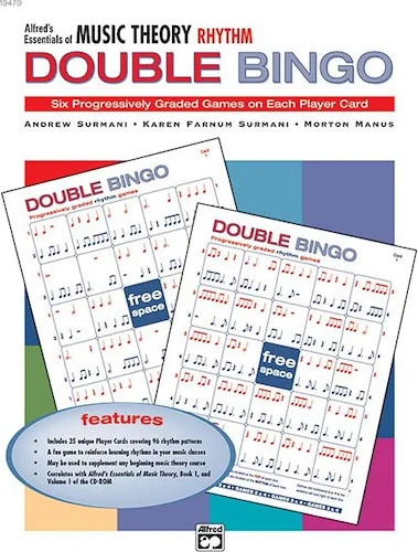 Alfred's Essentials of Music Theory: Double Bingo Game -- Rhythm