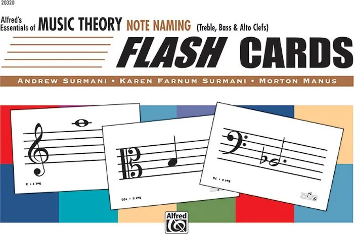 Alfred's Essentials of Music Theory: Flash Cards -- Note Naming