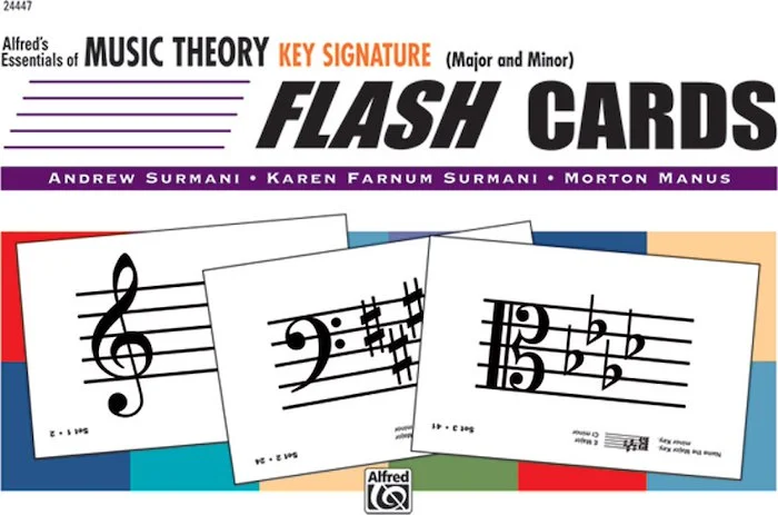 Alfred's Essentials of Music Theory: Flash Cards -- Key Signature: Major and Minor