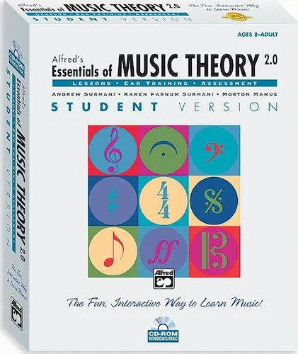 Alfred's Essentials of Music Theory: Software, Version 2.0 CD-ROM Student Version, Complete Volume