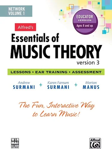 Alfred's Essentials of Music Theory: Software, Version 3 Network Version, Volume 1 (for 5 users---$20 each additional user)