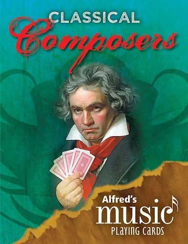 Alfred's Music Playing Cards: Classical Composers (12 Pack)