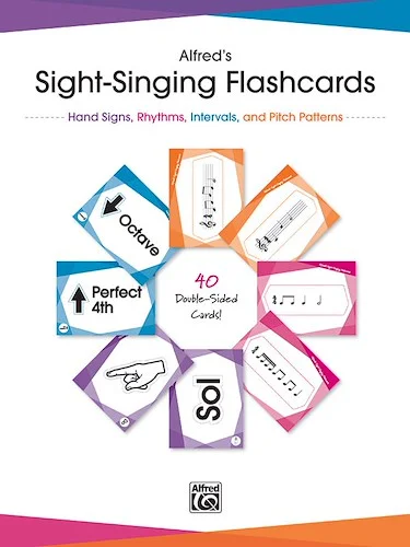 Alfred's Sight-Singing Flashcards<br>Hand Signs, Rhythms, Intervals, and Pitch Patterns