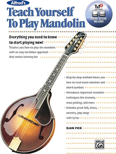Alfred's Teach Yourself to Play Mandolin: Everything You Need to Know to Start Playing Now!
