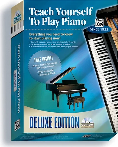 Alfred's Teach Yourself to Play Piano: Everything You Need to Know to Start Playing Now!