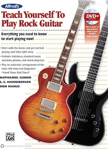 Alfred's Teach Yourself to Play Rock Guitar: Everything You Need to Know to Start Playing Now!