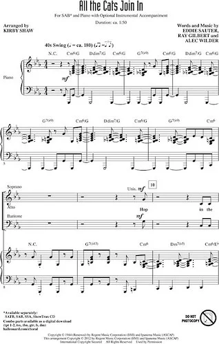 All the Cats Join In