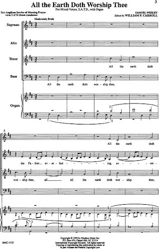 All the Earth Doth Worship Thee