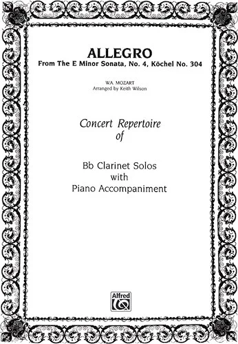 Allegro (from <I>E Minor Sonata #4</I>)