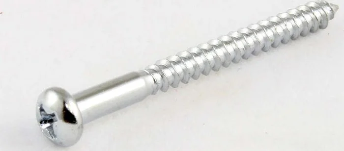 Allparts Bass Pickup Screws<br>Chrome, Pack of 8