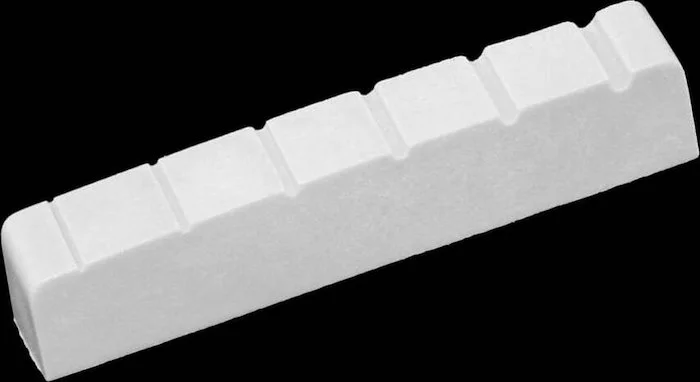 Allparts Plastic Slotted Nut for Steel String Guitars<br>White Plastic (10 pack)