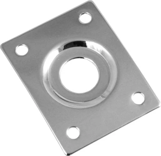 Allparts Rectangular Jackplate<br>Chrome