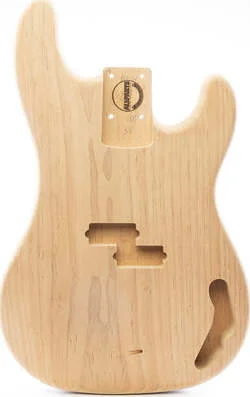 Allparts Select Unfinished Roasted Sugar Pine Replacement Body for Precision Bass<br>