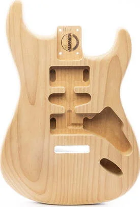 Allparts Select Unfinished Roasted Sugar Pine Replacement Body for Strat - HSH<br>