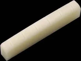 Allparts Slotted Bone Nut for Gibson® Electric<br>Standard, Left-Handed, Bleached Bone