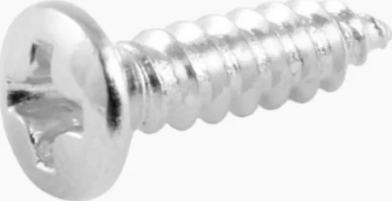 Allparts Standard Pickguard Screws<br>Chrome, Pack of 100
