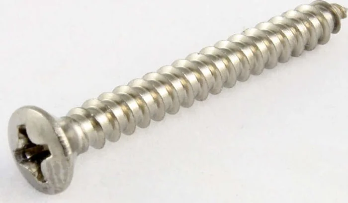 Allparts Strap Button Screws<br>Stainless Steel, Pack of 4