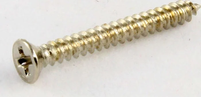 Allparts Tall Humbucking Ring Screws<br>Stainless Steel, Pack of 100