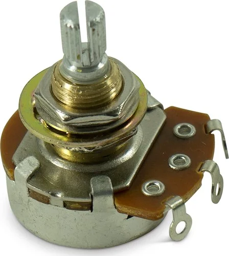 Alpha Left Hand Or Reverse Taper Potentiometer 500 kohm - Standard Bushing  (100)