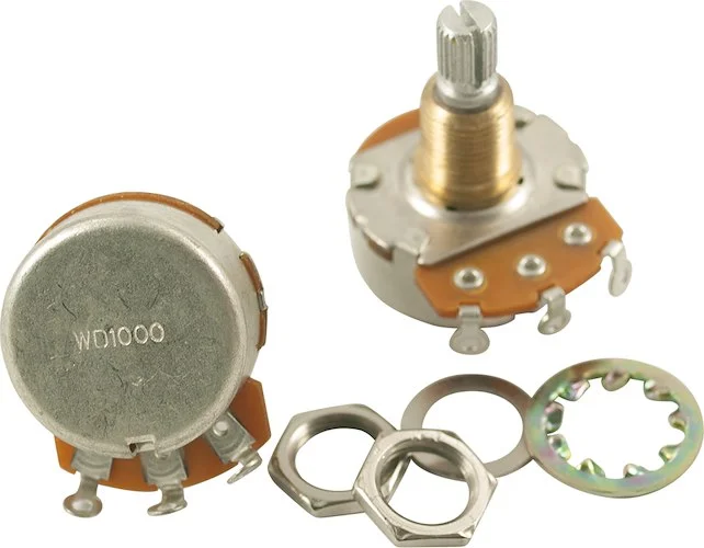 Alpha Potentiometer 25 kohm - 1 Mohm 1 Mohm - Linear Taper - Split Shaft - Standard Bushing (1)