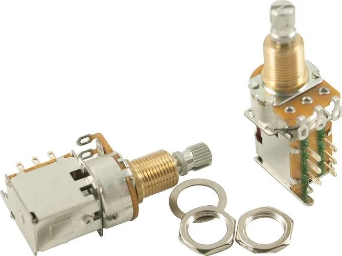 Alpha Potentiometer With Push-Push DPDT Switch - 500 kohm - Standard Bushing (1)