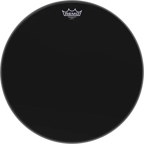 Ambassador Ebony Series Drumhead: Snare/Tom 18 inch. Diameter Model