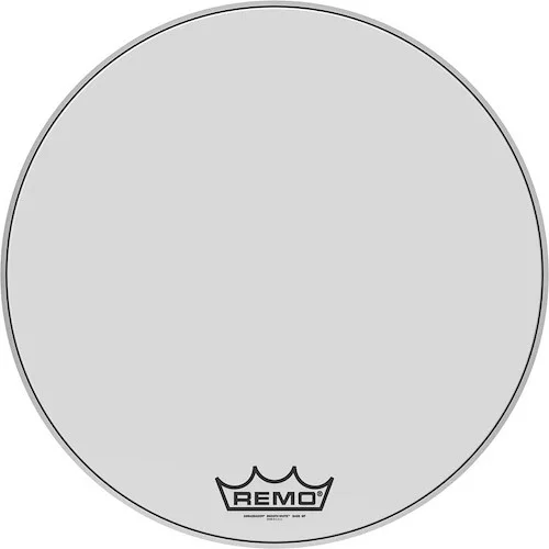 Ambassador® Smooth White™ Crimplock® Bass Drumhead, 26"