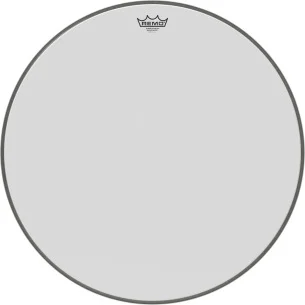 Ambassador Smooth White Series Drumhead - for Bass Drum
