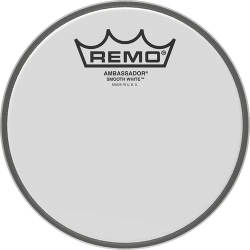 Ambassador Smooth White Series Drumhead: Snare/Tom 6 inch. Diameter Model