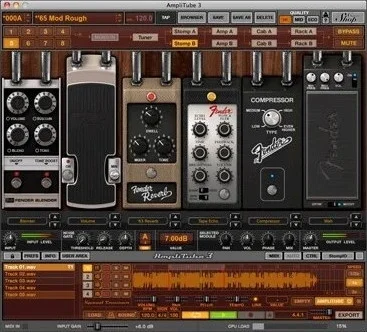 AmpliTube FENDER (Download)<br>Guitar   Amp Effects Sofware