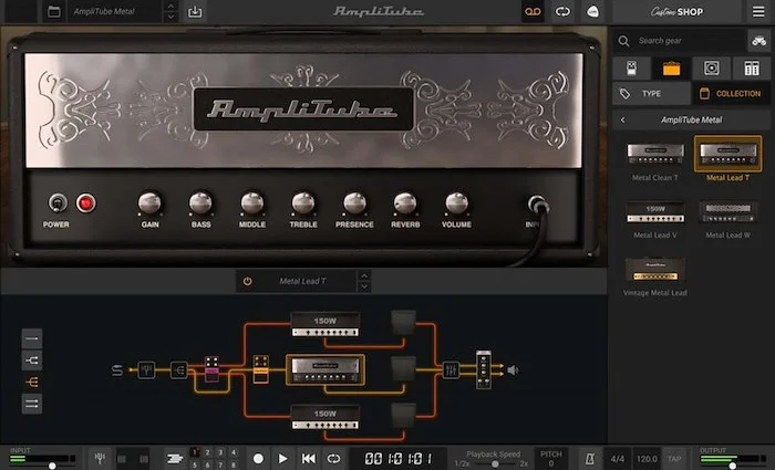AmpliTube METAL (Download)<br>Guitar   Amp Effects Sofware