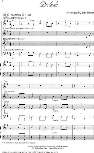 An Early American Service of Lessons and Carols