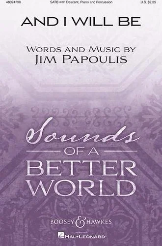 And I Will Be - Sounds of a Better World Series