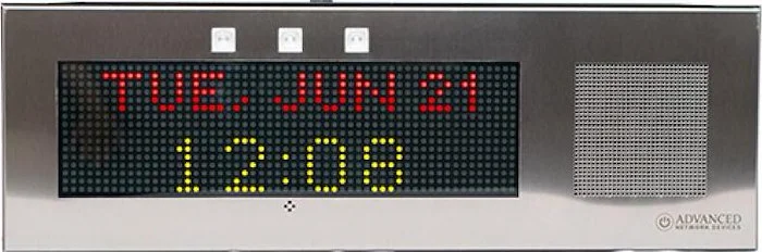 AND IP Clock Large w/RWB flash