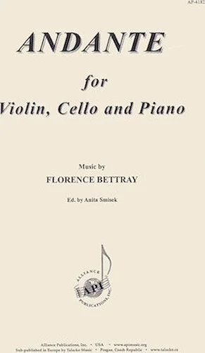 Andante For Vln, Clo And Piano