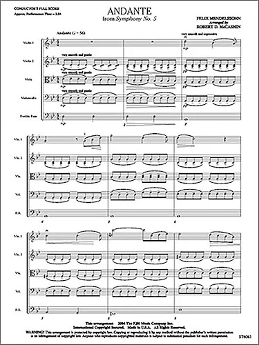 Andante from Symphony No. 5<br>
