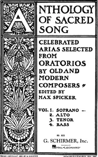 Anthology of Sacred Song - Volume 1 - Soprano