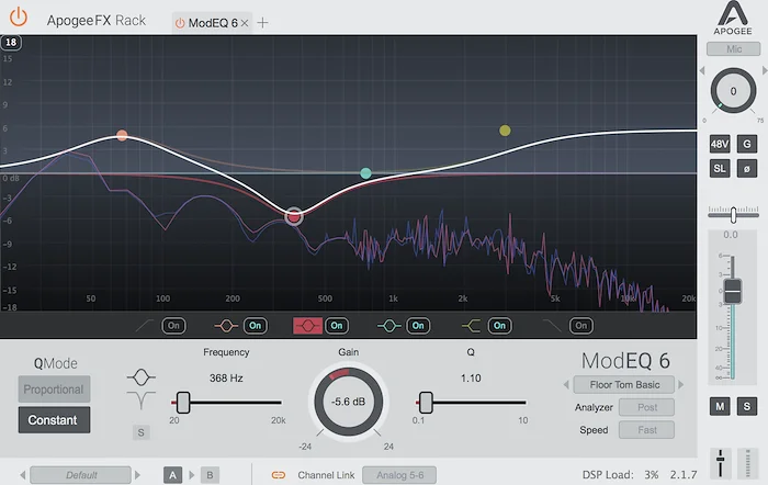 Apogee ModEQ6 (Download) <br>Modern 6 Band Visual Equalizer
