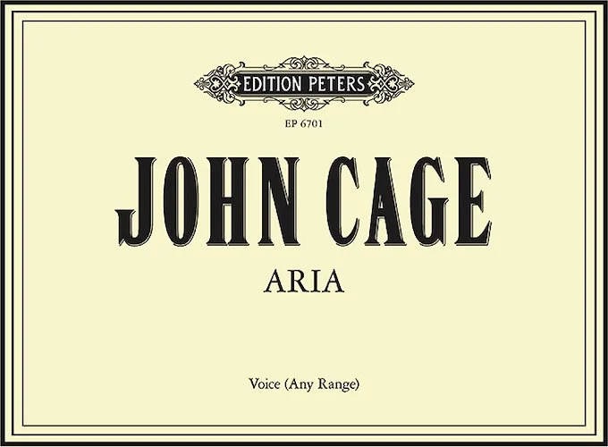 Aria for Voice (Any Range)<br>