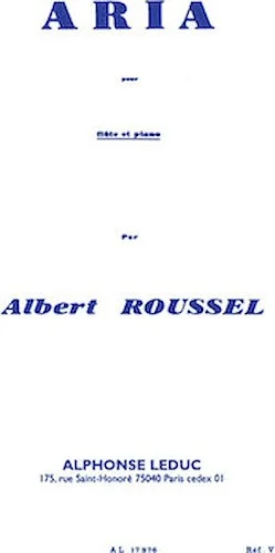 Aria pour Flute et Piano
