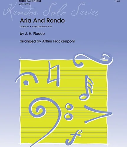 Aria And Rondo