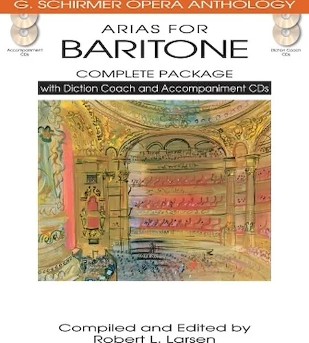 Arias for Baritone - Complete Package - with Diction Coach and Accompaniment CDs