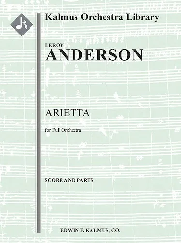 Arietta for Full Orchestra<br>