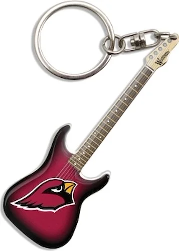 Arizona Cardinals Electric Guitar Keychain