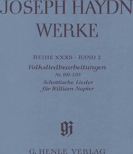 Arrangements of Folk Songs - Scottish Songs No. 1-100 for William Napier - Haydn Complete Edition, Series XXXII, Vol. 1