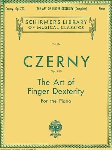 Art of Finger Dexterity, Op. 740 (Complete)