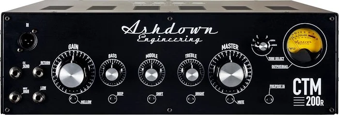 Ashdown CTM-200R 200 Watt All Valve Rackmount Bass Amplifier Head Image