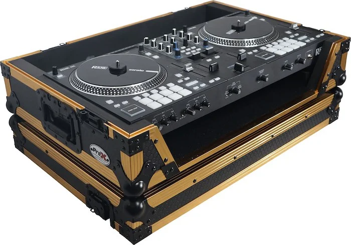 ATA Flight Style Road Case for RANE ONE DJ Controller with Wheels Limited Edition Gold