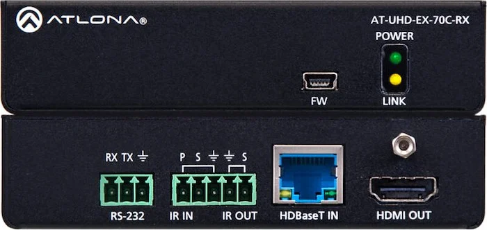 ATLONA AT-UHD-EX-70C-RX Receiver