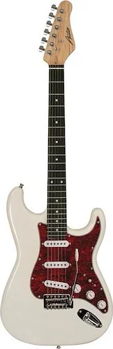 Austin Classic Double Cutaway Electric Guitar, Cream